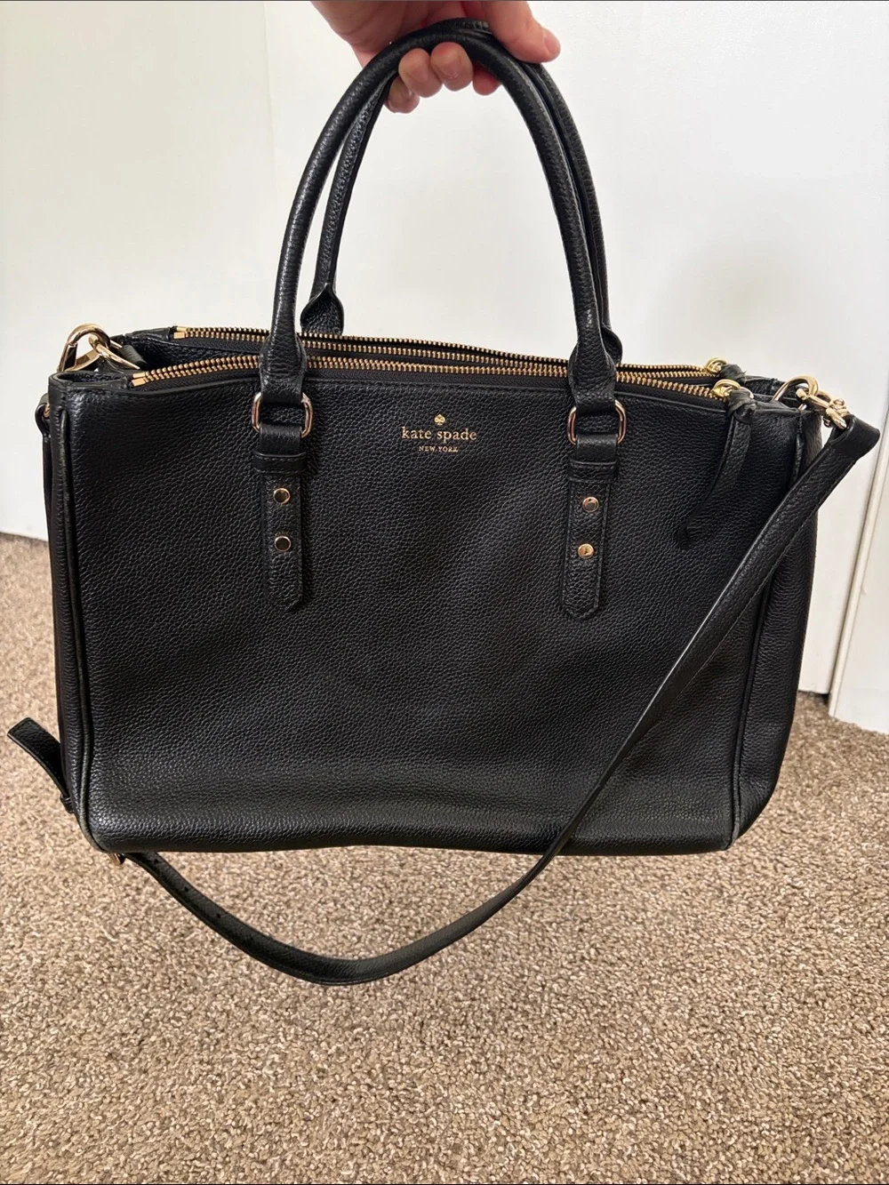 Kate Spade Large Black Purse